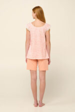 Vamp - Βαμβακερή Γυναικεία Πυτζάμα με Κοντό Παντελόνι - Image 4