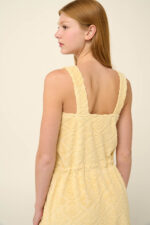 Vamp - Μονόχρωμο Frottee Φόρεμα Θαλάσσης - Image 4