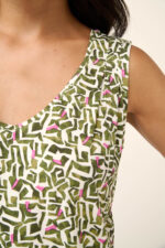 Vamp - Γυναικεία Πυτζάμα Micromodal  με Κάπρι Παντελόνι - Image 4