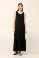 Vamp - Μονόχρωμο Μακρύ Καλοκαιρινό Φόρεμα