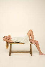 Vamp - Βαμβακερό Καλοκαιρινό Νυχτικό με Σούρες - Image 4