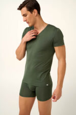 Vamp - Μονόχρωμο Ανδρικό Φανελάκι Micromodal - Image 4