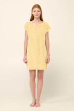 Μονόχρωμο Frottee Φόρεμα Θαλάσσης