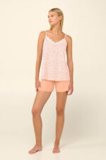 Vamp - Βαμβακερό Babydoll με Δαντέλα - Image 2