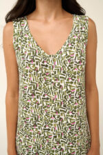 Vamp - Αμάνικο Καλοκαιρινό Νυχτικό με V Λαιμόκοψη - Image 5