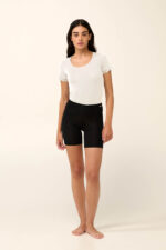 Vamp - Μονόχρωμο Φανελάκι Micromodal με Κοντό Μανίκι - Image 2