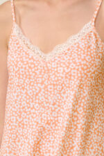 Vamp - Βαμβακερό Babydoll με Δαντέλα - Image 3