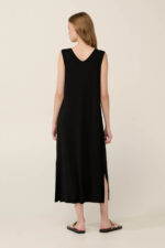 Vamp - Μονόχρωμο Αμάνικο Καλοκαιρινό Φόρεμα