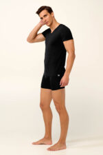 Vamp - Μονόχρωμο Ανδρικό Φανελάκι Micromodal - Image 2