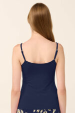 Vamp - Γυναικείο Φανελάκι Micromodal με Δαντέλα - Image 2