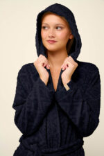 Vamp - Μονόχρωμή Frottee Γυναικεία Ρόμπα - Image 2