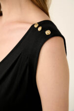 Vamp - Μονόχρωμο Αμάνικο Καλοκαιρινό Φόρεμα - Image 2