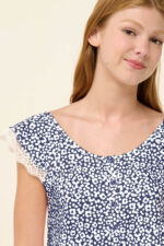 Vamp - Βαμβακερή Γυναικεία Πυτζάμα με Κοντό Παντελόνι - Image 3