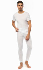 Thermal Ισοθερμική Κοντομάνικη Ανδρική Μπλούζα με ανοιχτή λαιμόκοψη