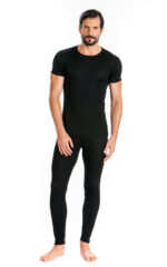 Thermal Ισοθερμική Κοντομάνικη Ανδρική Μπλούζα με ανοιχτή λαιμόκοψη