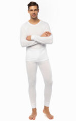 Thermal Ισοθερμική Μακρυμάνικη Ανδρική Μπλούζα με Ανοιχτή λαιμόκοψη