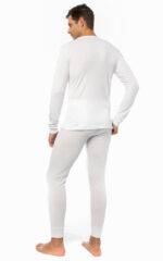 Thermal Ισοθερμική Μακρυμάνικη Ανδρική Μπλούζα με Ανοιχτή λαιμόκοψη - Image 2