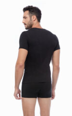 Mengear Basic Ανδρική Βαμβακερή Φανέλα με Ανοιχτή Λαιμόκοψη - Image 2