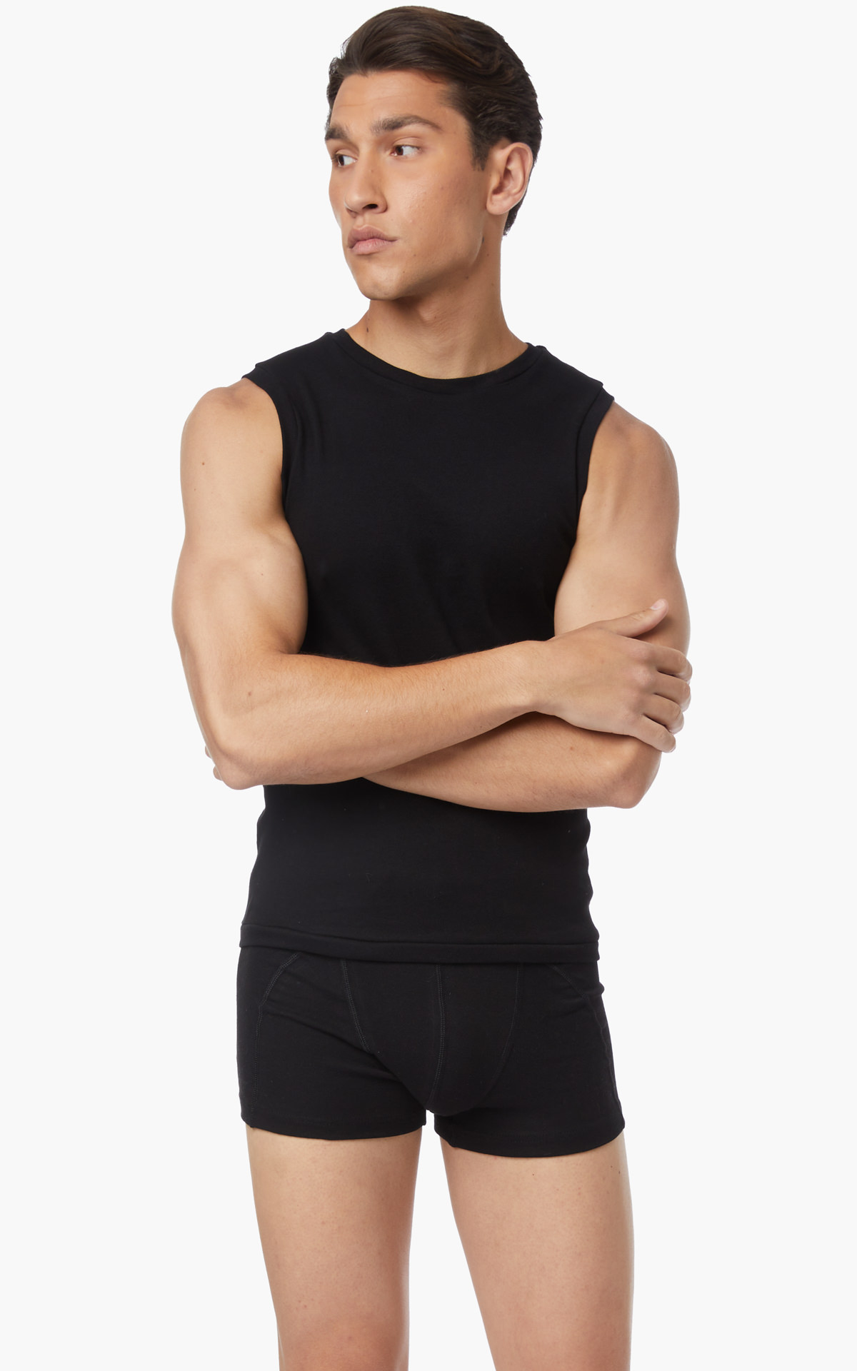 90-11032_045-01 Comfort 2 Αμάνικη Ανδρική Βαμβακερή Φανέλα 2 τμχ - Image 1