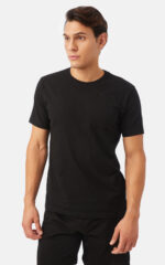 Ανδρικό Βαμβακερό T-Shirt με κλειστή λαιμουδιά