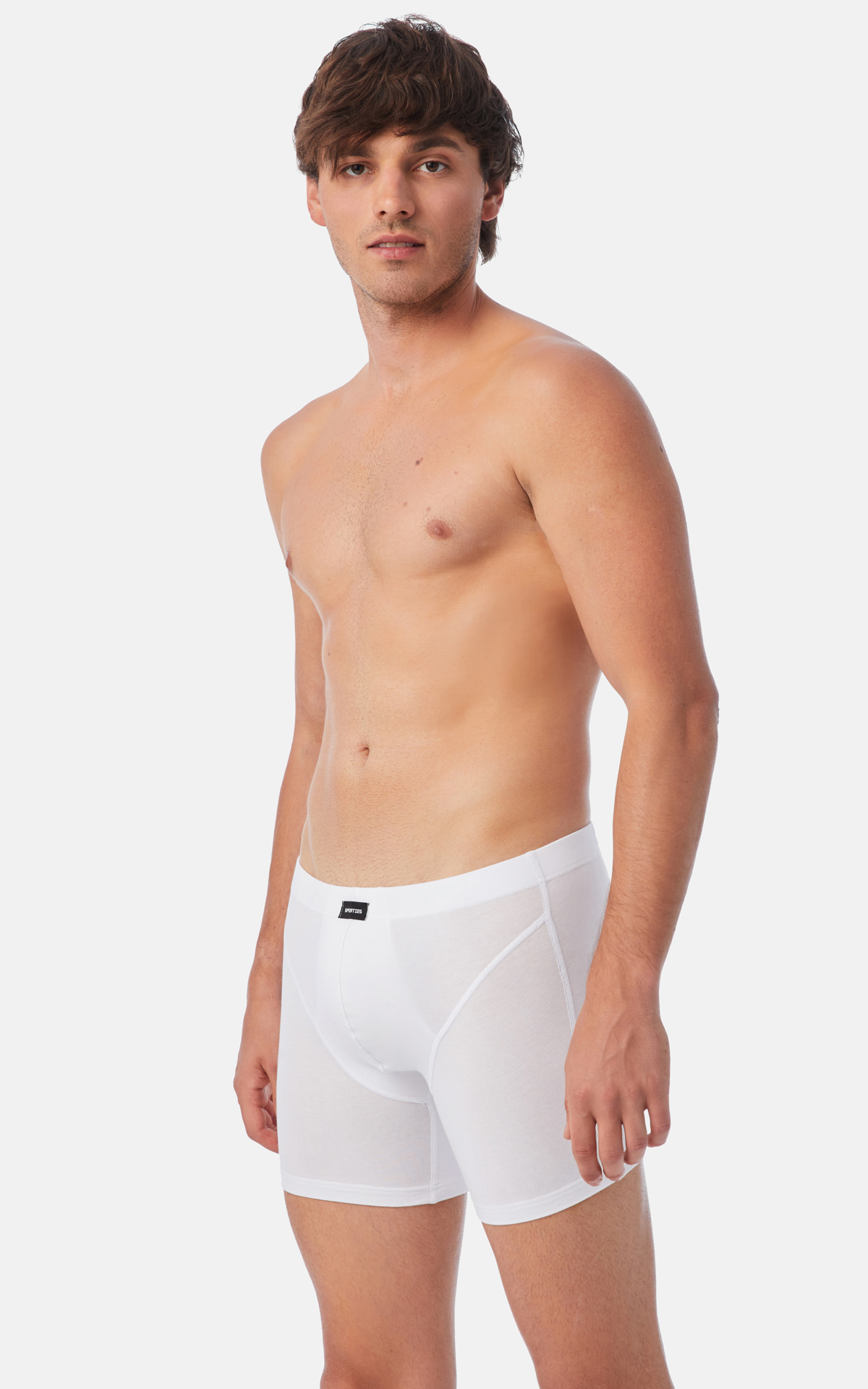 90-22028_005-01 Sporties Ανδρικό Βαμβακερό Boxer Long με εσωτερικό λάστιχο 2τμχ - Image 1
