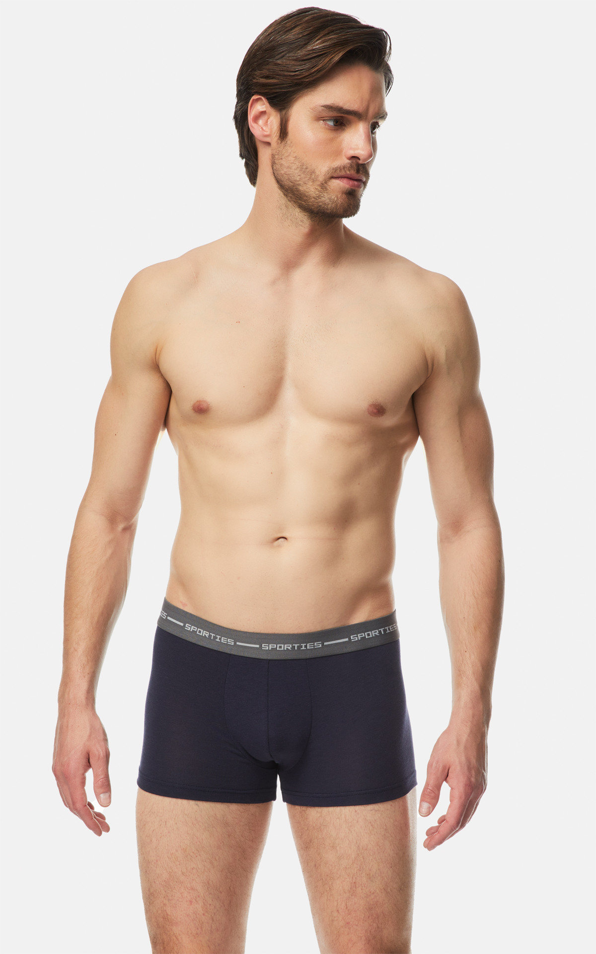 90-22711_055-01 Sporties Bamboo Boxer με εξωτερικό λάστιχο 2τμχ - Image 1