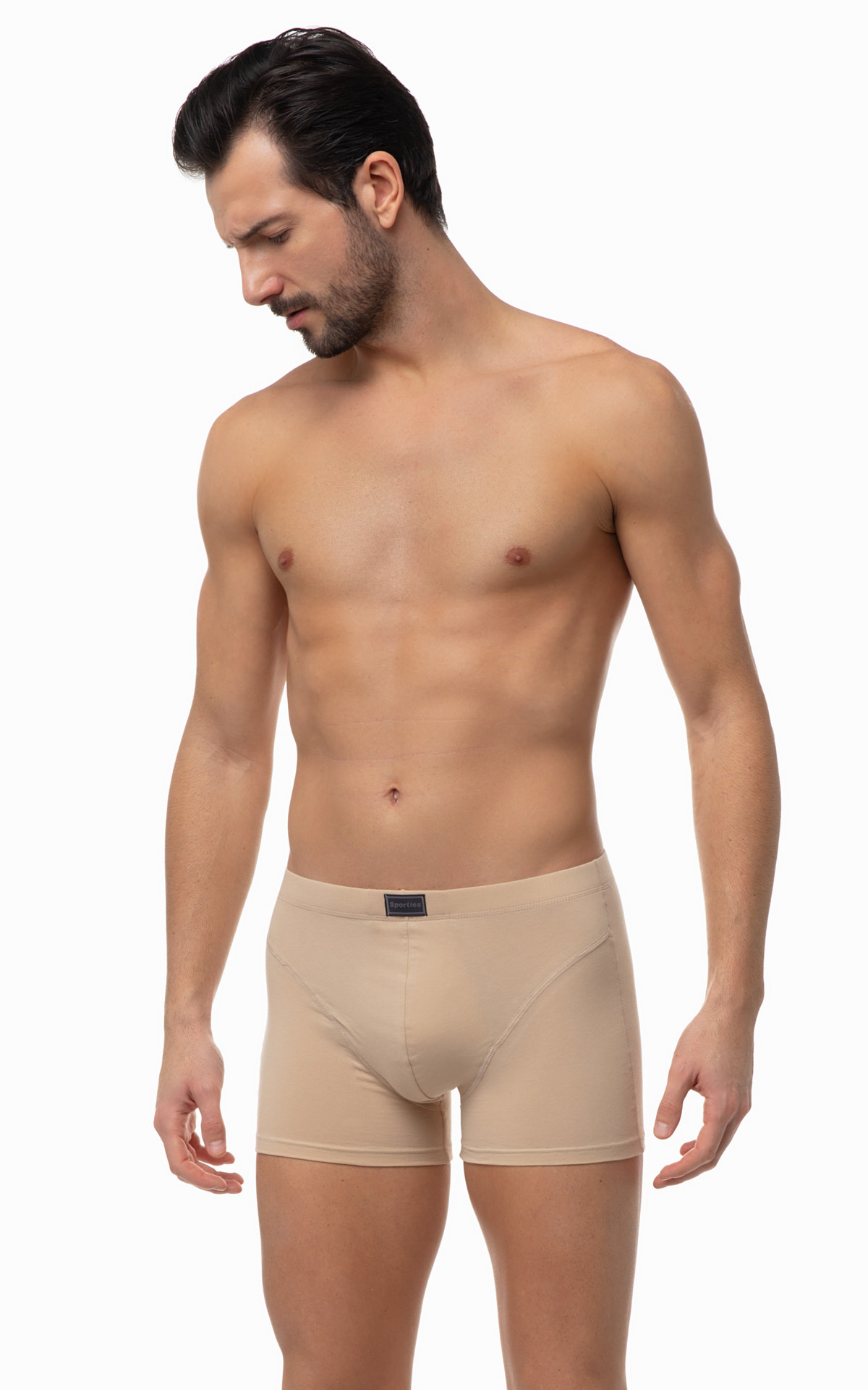 90-29303_014-01 Sporties Βαμβακερό Ανδρικό Boxer με Εσωτερικό Λάστιχο 2 τμχ - Image 1