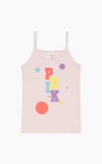 Pink Αμάνικο Παιδικό Φανελάκι Μπριτέλα