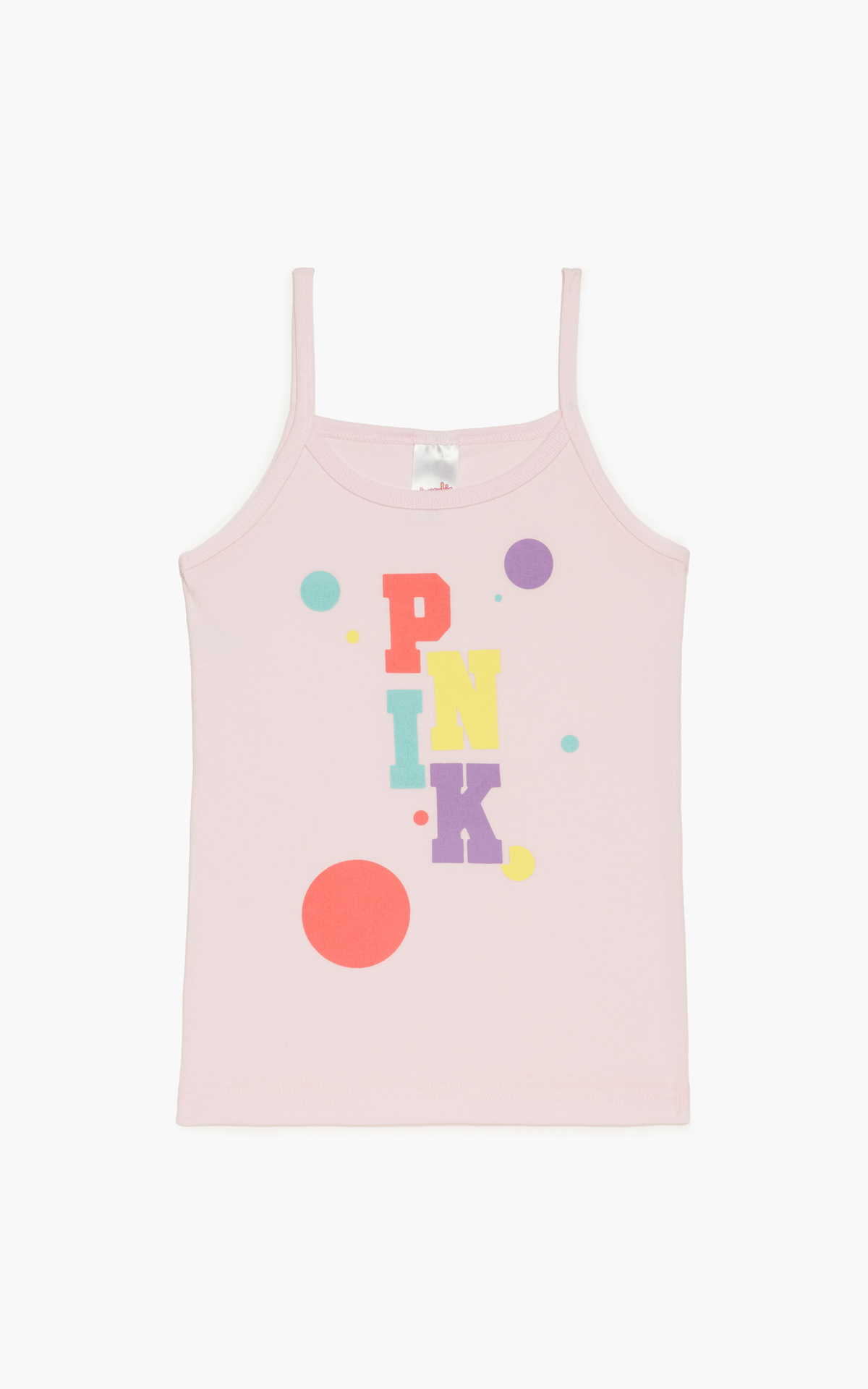 90-42563_157-01 Pink Αμάνικο Παιδικό Φανελάκι Μπριτέλα - Image 1