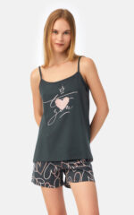 Hearts Αμάνικη Μπριτέλα Γυναικεία Πυτζάμα - Image 3