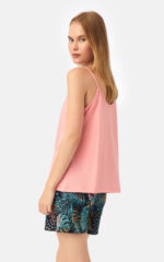 Palm Paradise Αμάνικη Μπριτέλα Γυναικεία Πυτζάμα - Image 2