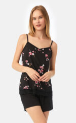 Floral TENCEL™ Modal Αμάνικη Μπριτέλα Γυναικεία Πυτζάμα - Image 2