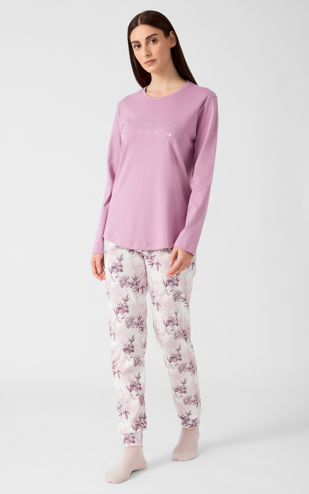 90-53018_720-01 Shadows Floral Γυναικεία Πυτζάμα - Image 1