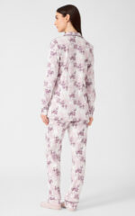Shadows Floral Κουμπωτή Γυναικεία Πυτζάμα - Image 2