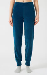 Βελούδινο γυναικείο Παντελόνι με μπάσκα