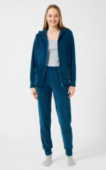 Βελούδινο γυναικείο Παντελόνι με μπάσκα - Image 4