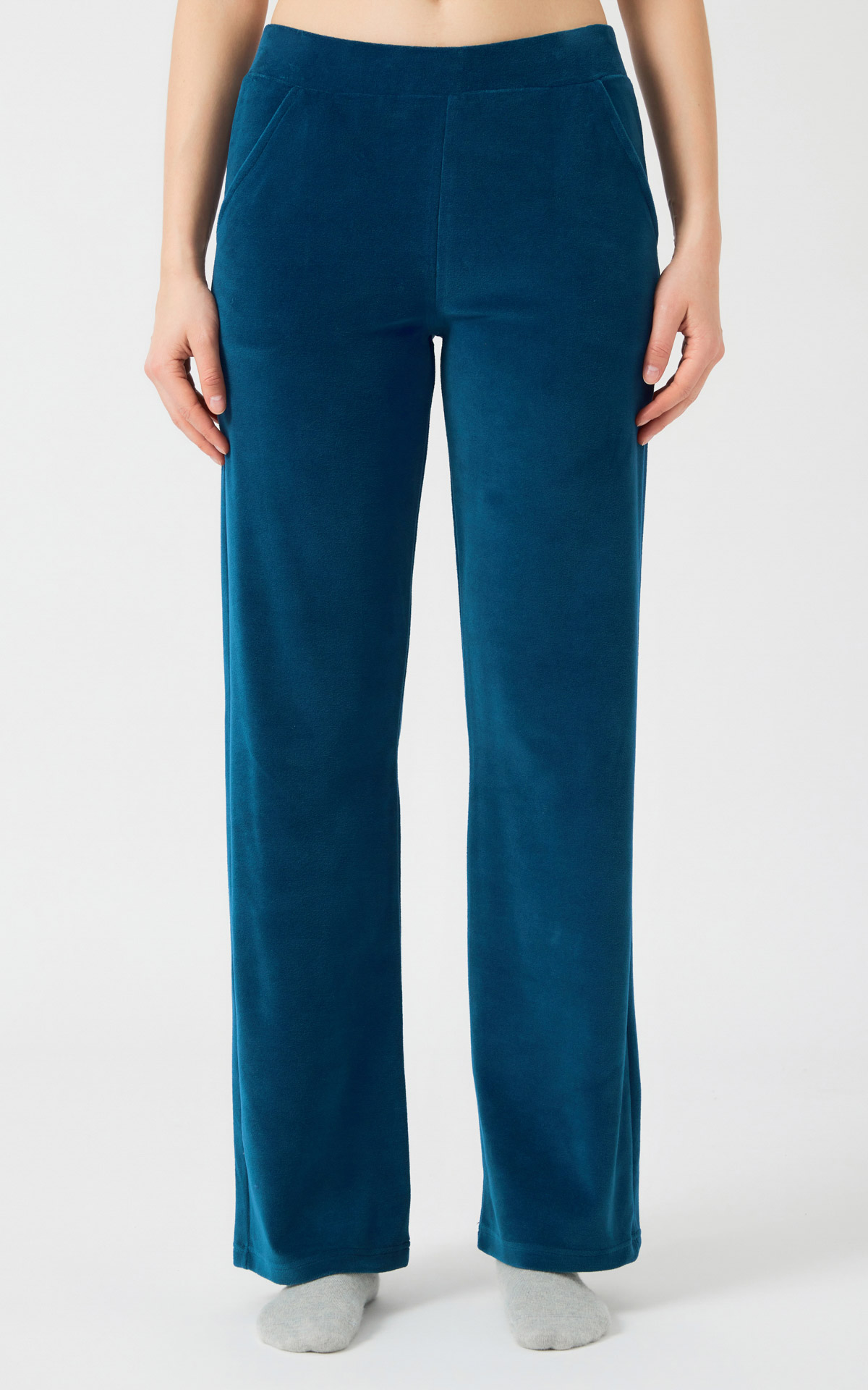 90-53061_408-01 Βελούδινο Γυναικείο Παντελόνι - Image 1