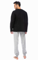 Ανδρικό Jersey Βαμβακερό Παντελόνι με λάστιχο στη μέση & μπάσκα [S-3XL] - Image 2