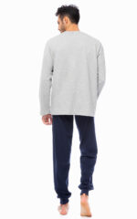 Ανδρικό Jersey Βαμβακερό Παντελόνι με λάστιχο στη μέση & μπάσκα [S-3XL] - Image 2