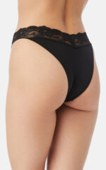 Softie TENCEL™ Modal Γυναικείο Ψηλόμεσο V Tanga - Image 2