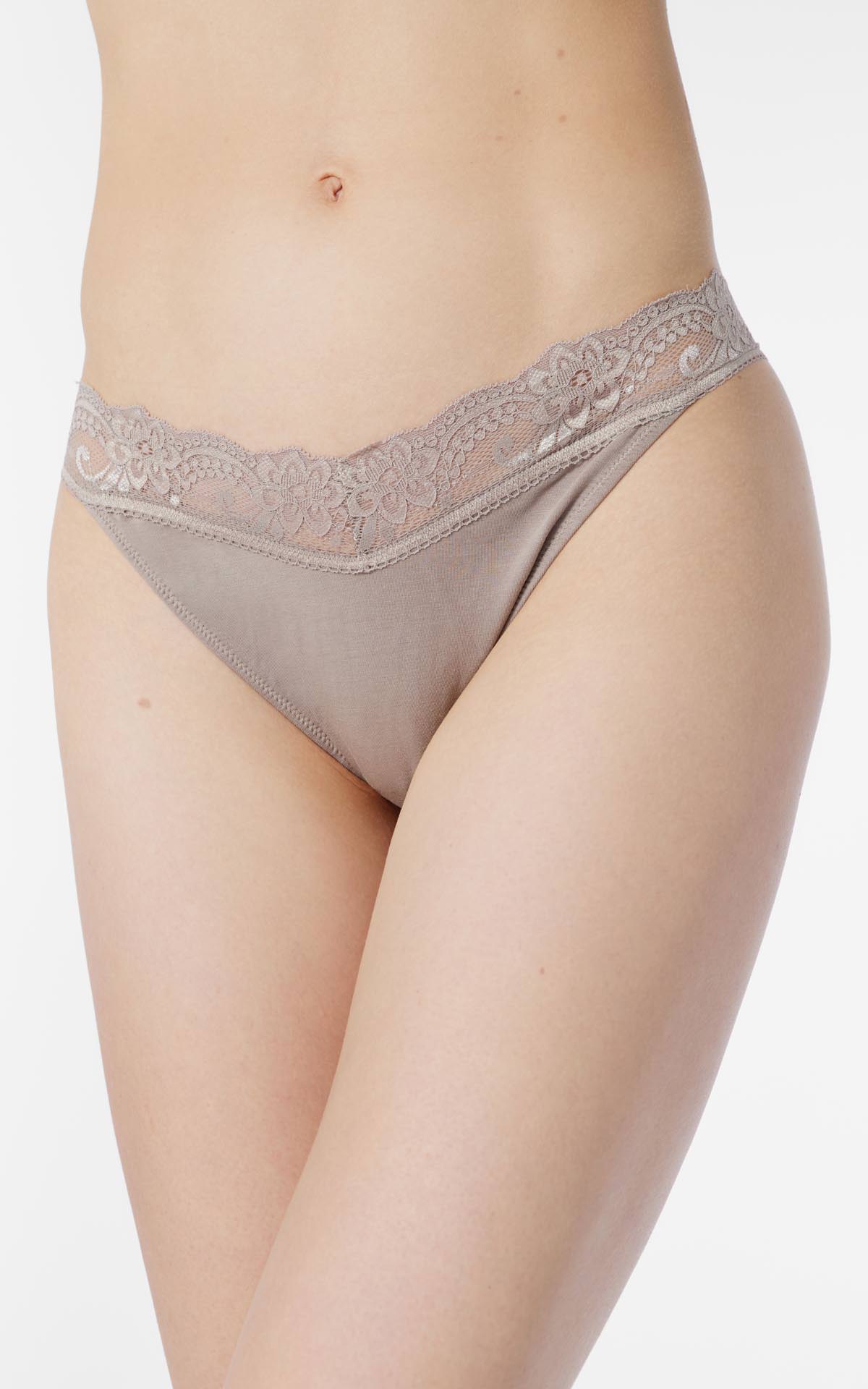 90-80951_538-01 Softie TENCEL™ Modal Γυναικείο Ψηλόμεσο V Tanga - Image 1