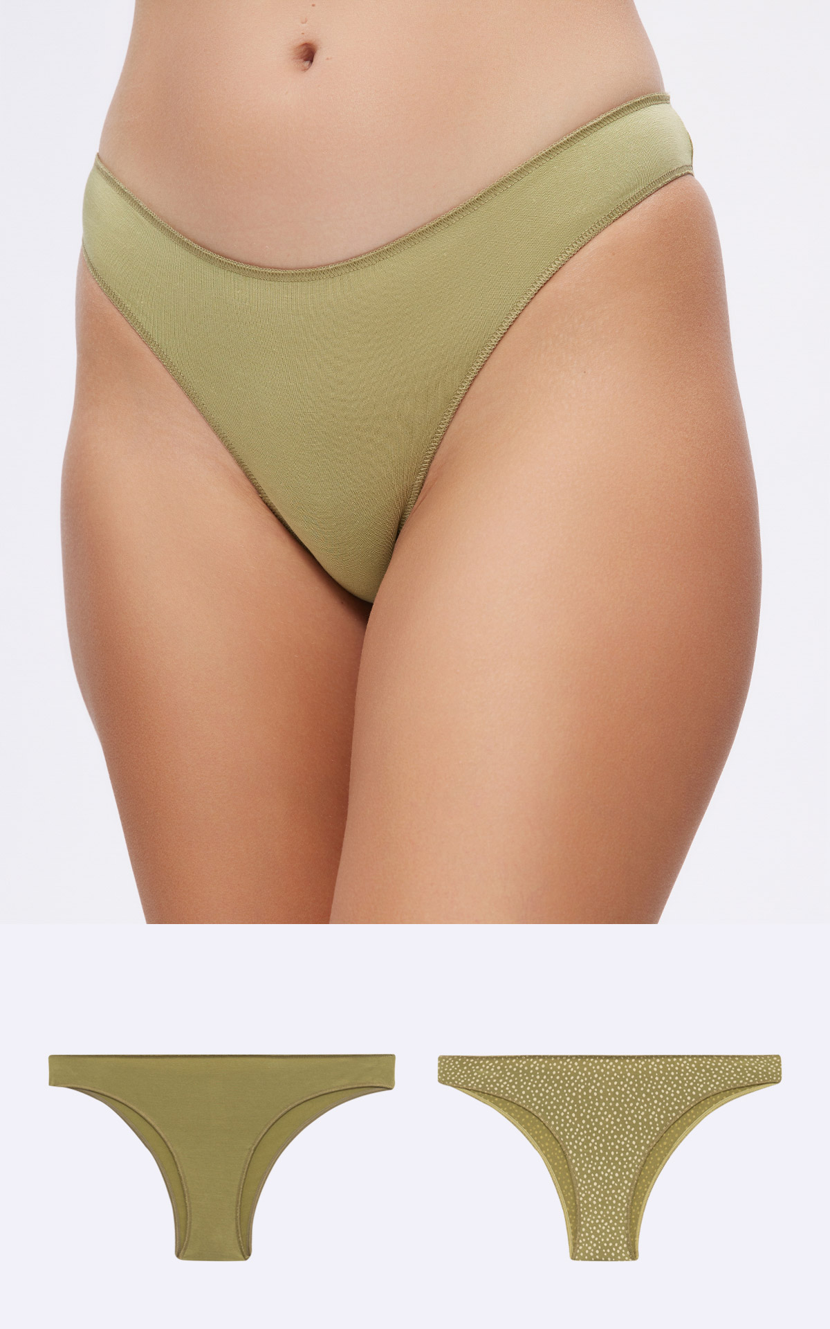 90-81325_950-01 Fimelle TENCEL™ Modal Γυναικείο Brazilian Invisible Σλιπ 2 τμχ - Image 1