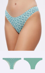 Fimelle TENCEL™ Modal Γυναικείο Brazilian Invisible Σλιπ 2 τμχ