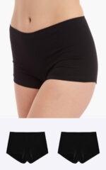 Miss Minerva Βαμβακερό Γυναικείο Invisible Boxer 2 τμχ