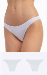 Miss Minerva Βαμβακερό Γυναικείο Invisible Rio Σλιπ 2 τμχ