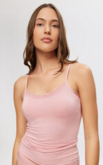 Fimelle Elegance TENCEL™ Modal Γυναικεία Αμάνικη Μπριτέλα Top - Image 2