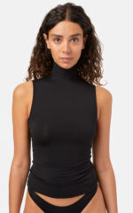 Fimelle TENCEL™ Modal Γυναικεία Αμάνικη Ζιβάγκο Μπλούζα - Image 3