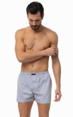 Single Jersey Φαρδύ Ανδρικό Βαμβακερό Boxer με άνοιγμα 2 τμχ