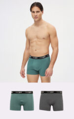 Μονόχρωμο Mengear Ανδρικό Boxer 2τμχ