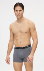 Μονόχρωμο Mengear Ανδρικό Boxer 2τμχ - Image 2